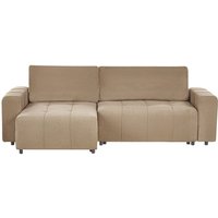 Ecksofa Braun Stoff Rechtsseitig 3-Sitzer Gepolstert mit Schlaffunktion Stauraum L-Form 3 Personen Modernes Retro Design Wohnzimmermöbel Ecksofa Braun Stoff Rechtsseitig 3-Sitzer Gepolstert mit Schlaffunktion Stauraum L-Form 3 Personen Modernes Retro Design Wohnzimmermöbel von BELIANI