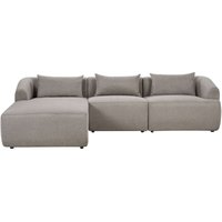 Ecksofa Taupe Stoffbezug L-förmig 3-Sitzer Sofa mit Chaiselongue Rechts Wohnzimmermöbel Modern Wohnzimmer Ausstattung Wohnecke Sitzecke Ecksofa Taupe Stoffbezug L-förmig 3-Sitzer Sofa mit Chaiselongue Rechts Wohnzimmermöbel Modern Wohnzimmer Ausstattung Wohnecke Sitzecke von BELIANI