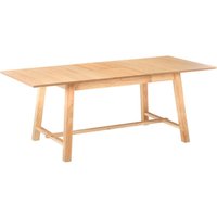 Esstisch Holzoptik Helle Esche MDF-Tischplatte mit Holzbeinen Ausziehbar 160/200x90cm für 6 Personen Rechteckig Modernes Design Ausziehtisch Esstisch Holzoptik Helle Esche MDF-Tischplatte mit Holzbeinen Ausziehbar 160/200x90cm für 6 Personen Rechteckig Modernes Design Ausziehtisch von BELIANI