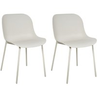 Esszimmerstuhl 2er Set BELOIT Hellbeige Esszimmerstuhl 2er Set BELOIT Hellbeige von BELIANI