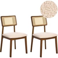 Esszimmerstuhl 2er Set EMBAR Holz Braun Esszimmerstuhl 2er Set EMBAR Holz Braun von BELIANI