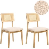 Esszimmerstuhl 2er Set EMBAR Holz Hellbraun Esszimmerstuhl 2er Set EMBAR Holz Hellbraun von BELIANI