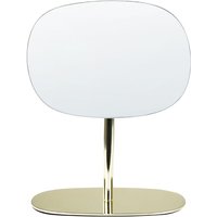 Schminkspiegel Gold Metall 20 x 14 cm Frisiertisch drehbarer Spiegel Dekorativ - Gold von BELIANI