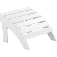 Fußhocker für Gartenstuhl Weiß Kunstholz Muskoka Adirondack Stil Balkon Terrasse Outdoor Garten Zubehör Möbel Fußhocker für Gartenstuhl Weiß Kunstholz Muskoka Adirondack Stil Balkon Terrasse Outdoor Garten Zubehör Möbel von BELIANI
