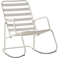 Garten-Schaukelstuhl TURI Metall Weiß Garten-Schaukelstuhl TURI Metall Weiß von BELIANI