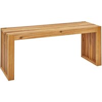 Gartenbank Hellbraun Akazienholz 2-Sitzer U-Form 105 cm Ohne Lehne Rustikal Modern Outdoor Terrasse Garten Ausstattung Holz-Sitzbank Gartenbank Hellbraun Akazienholz 2-Sitzer U-Form 105 cm Ohne Lehne Rustikal Modern Outdoor Terrasse Garten Ausstattung Holz-Sitzbank von BELIANI