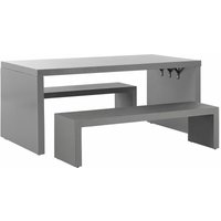 Gartenmöbel Set aus Beton mit großem Tisch U-Form und 2 Sitzbänken in U-Form Modern Industriell Stil Indoor & Outdoor Gartenmöbel Set aus Beton mit großem Tisch U-Form und 2 Sitzbänken in U-Form Modern Industriell Stil Indoor & Outdoor von BELIANI