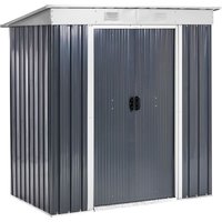 Gerätehaus ACILIA 174 cm 110 cm Graphitgrau Gerätehaus ACILIA 174 cm 110 cm Graphitgrau von BELIANI