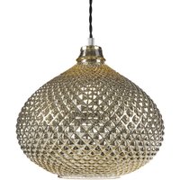 Hängeleuchte Gold Glas mit Schirm in gebogener Form gemoetrisches Muster in Glitzerstein-Optik Glamourös Hängeleuchte Gold Glas mit Schirm in gebogener Form gemoetrisches Muster in Glitzerstein-Optik Glamourös von BELIANI