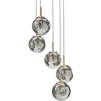 Hängeleuchte RALFES Glas Messing Hängeleuchte RALFES Glas Messing von BELIANI