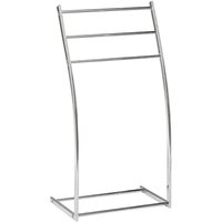 Beliani - Handtuchständer Silber Stahl 3 Arme Freihstehend Badeaccessoire Badezimmer von BELIANI
