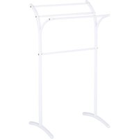 Beliani - Handtuchständer Weiß 51 x 91 cm aus Stahl glänzend 4 Reihen Ständer für Handtücher Moderne Badaccessoires Beliani - Handtuchständer Weiß 51 x 91 cm aus Stahl glänzend 4 Reihen Ständer für Handtücher Moderne Badaccessoires von BELIANI