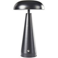Beliani - Kabellose Tischlampe Schwarz Metall Kabellos Wiederaufladbar Akku Touch Funktion led Dimmer Dimmfunktion usb Kabel Tischleuchte Modernes von BELIANI