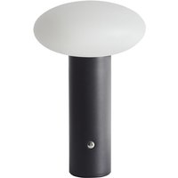 Kabellose Tischlampe Schwarz Metall Wiederaufladbar Akku Touch Funktion led Dimmer Dimmfunktion usb Kabel Tischleuchte Modernes Design von BELIANI