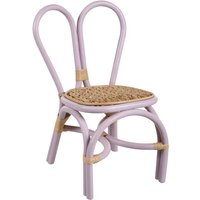 Kinderstuhl Violett aus Rattan Natur Handgefertigt Indoor Outdoor Boho Stil für Kinderzimmer Kinderstuhl Violett aus Rattan Natur Handgefertigt Indoor Outdoor Boho Stil für Kinderzimmer von BELIANI