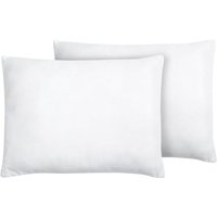 Kissen 2er Set ERRIGAL Niedrig Mikrofaser 50 x 60 cm Weiß Kissen 2er Set ERRIGAL Niedrig Mikrofaser 50 x 60 cm Weiß von BELIANI