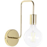 Wandleuchte Gold mit 32 cm Höhe Lampe aus Metall Wohnzimmer Schlafzimmer Küche Flur Moderne Deckenleuchte Modernes Design - Gold von BELIANI