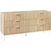 Kommode mit 6 Schubladen ROYALLA Hellbraun Kommode mit 6 Schubladen ROYALLA Hellbraun von BELIANI