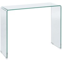 Konsolentisch Transparent 30 x 90 cm Minimalistisch Rechteckig Multifunktional Modern Konsolentisch Transparent 30 x 90 cm Minimalistisch Rechteckig Multifunktional Modern von BELIANI