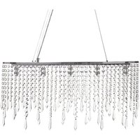 Kronleuchter CALVELLE Kristall Silber Kronleuchter CALVELLE Kristall Silber von BELIANI