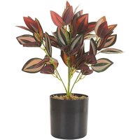 Kunstpflanze TRADESCANTIA 35 cm Rot von BELIANI