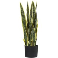 Kunstpflanze SNAKE PLANT 63 cm Grün von BELIANI