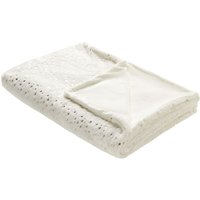 Kuscheldecke Cremeweiß Polyester Stoff 130 x 180 cm mit Sternen Motiv für Bett Sofa Couch Sessel Erwachsene Kinder Wohnzimmer Schlafzimmer Kuscheldecke Cremeweiß Polyester Stoff 130 x 180 cm mit Sternen Motiv für Bett Sofa Couch Sessel Erwachsene Kinder Wohnzimmer Schlafzimmer von BELIANI