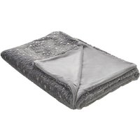 Kuscheldecke Grau Polyester Stoff 130 x 180 cm mit Sternen Motiv für Bett Sofa Couch Sessel Erwachsene Kinder Wohnzimmer Schlafzimmer Kuscheldecke Grau Polyester Stoff 130 x 180 cm mit Sternen Motiv für Bett Sofa Couch Sessel Erwachsene Kinder Wohnzimmer Schlafzimmer von BELIANI
