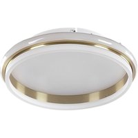 Led Deckenleuchte Gold und Weiß Metall Ringförmig Warmweißes Licht Modern für Wohnzimmer Küche Bad Schlafzimmer Esszimmer Flur von BELIANI