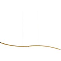 LED Hängeleuchte CALAO Metall Gold von BELIANI