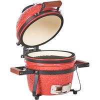 Mini-Holzkohlegrill KAMADO Keramik Rot Mini-Holzkohlegrill KAMADO Keramik Rot von BELIANI