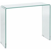 Konsolentisch Transparent 30 x 90 cm Minimalistisch Rechteckig Multifunktional Modern - Transparent von BELIANI
