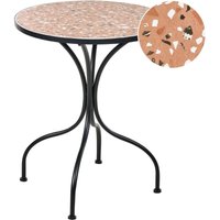 Outdoor Bistrotisch ADRANO 60 cm 60 cm Terrazzo Optik Metall Schwarz Outdoor Bistrotisch ADRANO 60 cm 60 cm Terrazzo Optik Metall Schwarz von BELIANI
