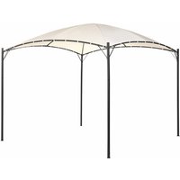 Beliani - Pergola in Beige 305 x 305 cm Schwarzer Rahmen für Garten Terrasse Außenbereich Outdoor Pavillon Gartenpavillon Beliani - Pergola in Beige 305 x 305 cm Schwarzer Rahmen für Garten Terrasse Außenbereich Outdoor Pavillon Gartenpavillon von BELIANI