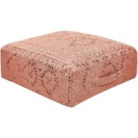 Pouf SHASA Baumwolle Hellrot Pouf SHASA Baumwolle Hellrot von BELIANI