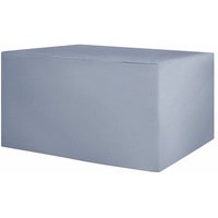 Regenschutz für Gartenmöbel Grau Stoff mit PVC Beschichtung 155 x 155 x 90 cm Rechteckige Folie Modern von BELIANI