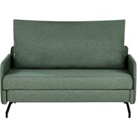 Schlafsofa Grün Stoff 2-Sitzer mit Schlaffunktion Klassisch Modern Wohnzimmer Gästezimmer von BELIANI