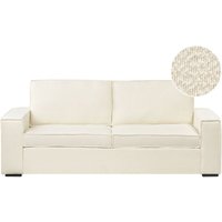 Schlafsofa mit Matratze Cremeweiß aus Bouclé 3-Sitzer 3 Personen Schlafcouch Klappsofa Ausklappbar für Wohnzimmer Gästezimmer Schlafsofa mit Matratze Cremeweiß aus Bouclé 3-Sitzer 3 Personen Schlafcouch Klappsofa Ausklappbar für Wohnzimmer Gästezimmer von BELIANI