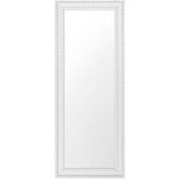 Wandspiegel Weiß 50 x 130 cm Antik Optik Kunststoff Rechteckig Klassisch - Weiß von BELIANI