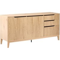Sideboard mit 2 Türen MONCTON Hellbraun von BELIANI