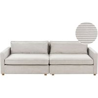 Sofa 3-Sitzer VINSTRA Cord Hellgrau Sofa 3-Sitzer VINSTRA Cord Hellgrau von BELIANI
