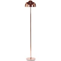 Stehlampe Kupferfarben 148 cm aus Stahl mit langem Kabel mit Schalter rund Industrie Look Modernes Design - Kupfer von BELIANI