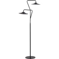 Stehlampe led Metall schwarz 140 cm galetti - Schwarz von BELIANI