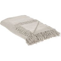 Tagesdecke Hellgrau Baumwolle 150x200 cm mit Fransen Modern Schlafzimmer Wohnzimmer Dekodecke Sofadecke Überwurf für Sofa Bett Sessel Tagesdecke Hellgrau Baumwolle 150x200 cm mit Fransen Modern Schlafzimmer Wohnzimmer Dekodecke Sofadecke Überwurf für Sofa Bett Sessel von BELIANI