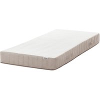 Taschenfederkernmatratze Mittelfest 90 x 200 cm Latex Füllung Abnehmbarer Bezug 7 Zonen Matratze für Bett Schlafzimmer Modern von BELIANI