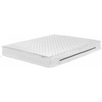 Matratze Weiß Taschenfedern Memory Foam 140x200 cm fest (H3) mit abnehmabrem Bezug atmungsaktiv versteppt rechteckig Moderner Look - Weiß von BELIANI