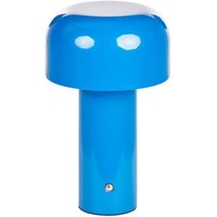 Tischlampe Blau Metall Kabellos Wiederaufladbar Akku Touch Funktion led Dimmfunktion usb Kabel Indoor Outdoor Tischleuchte Schreibtischlampe von BELIANI