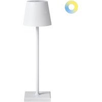 Beliani - Tischlampe Weiß Metall Kabellos Wiederaufladbar Akku Touch Funktion led Dimmfunktion usb Kabel Indoor Outdoor Tischleuchte Schreibtischlampe Beliani - Tischlampe Weiß Metall Kabellos Wiederaufladbar Akku Touch Funktion led Dimmfunktion usb Kabel Indoor Outdoor Tischleuchte Schreibtischlampe von BELIANI