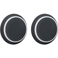 Wandlampe 2er Set SEMNON LED Metall Schwarz Wandlampe 2er Set SEMNON LED Metall Schwarz von BELIANI