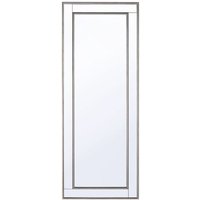 Beliani - Wandspiegel Silber und Gold Kunststoff rechteckig 50 x 130 cm mit verspiegeltem Rahmen Modern Wohnzimmer Schlafzimmer Flur Diele Beliani - Wandspiegel Silber und Gold Kunststoff rechteckig 50 x 130 cm mit verspiegeltem Rahmen Modern Wohnzimmer Schlafzimmer Flur Diele von BELIANI